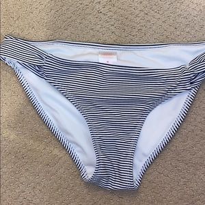 navy/white striped target bikini bottoms